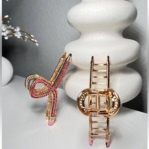Stylish Pencil Hair Claw Clip - Pink 1piece (brand new)